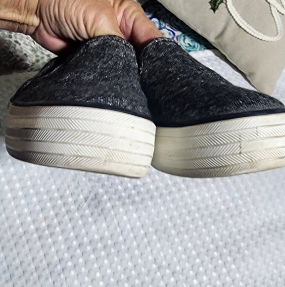 KEDS EUC WOMEN'S SZ 9 TRIPLE DECKER METALLIC FASHION SNEAKERS SHOES - Picture 4 of 9